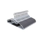 Plastikust riidepuude komplekt 20 tk, hall