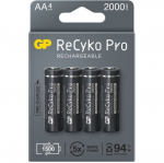 4x laetavad akud AA / R6 GP ReCyko Pro Ni-MH 2000mAh