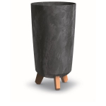 Lillepott Prosperplast Gracia Tubus Slim Betonefekt DGTL200E-S433, must