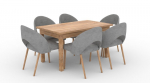 K&ouml;&ouml;gim&ouml;&ouml;bli komplekt ADRK Furniture 82 Rodos, hall/pruun