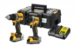 Akuga t&ouml;&ouml;riistakomplekt DeWalt DCK2051E2T-QW, 18V, akuga