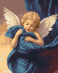 Maalimine numbrite j&auml;rgi - maalimise komplekt 40x50 cm. "Guardian Angel"