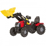 Pedaalidega traktor FarmTrac Case Puma, kopaga