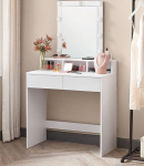 Kosmeetiline laud Songmics RDT114W01, valge