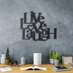Seinakaunistus Live Love Laugh, 1 tk.