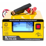 Mikroprotsessor akulaadija Powermat 12/24V PM-PM-50B