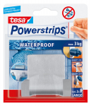 Tesa roostevaba terasest topeltkonks PowerStrips Waterproof Zoom 1tk.