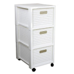 Kummut ROTHO COUNTRY 3 sahtliga, 50L, valge 37.5x32.5x71.2 cm