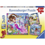 pusle ravensburgeri 3x49 tk lummavad merineitsid