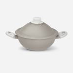 Pensofal Wok-pann koos kaanega White Diamond, 24 cm, 3 l