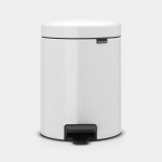 Pedaaliga pr&uuml;gikast 5l, NewIcon, valge, Brabantia