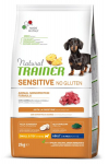 Kuivtoit koertele lambalihaga Natural Trainer Sensitive No Gluten v&auml;ikestele ja eriti v&auml;ikestele koerat&otilde;ugudele, 2 kg