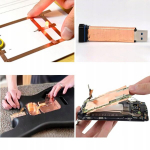 Vasklint 20mm x 50m &ndash; Juhtiv &uuml;helt poolt, Painduv ja joodetav, Paksus 0,05mm