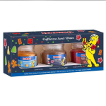 Haribo k&uuml;&uuml;nla komplekt - J&otilde;uluk&uuml;psetus, Talvine l&otilde;bu, Hubane kodu - 3 x 85 g -