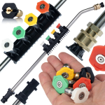 Asendusosa survepesuri lants K&auml;rcher K2&ndash;K7 jaoks &ndash; 15&deg; painutus, Komplekt 5 d&uuml;&uuml;si, Max 160 bar