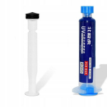 Komplekt Soldermask + UV lamp &ndash; Sinine 10 ml, T&auml;pne pealekandmine, UV k&otilde;vastumine