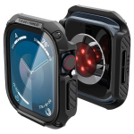 Apple Watch 10 46 mm kohv - SPIGEN - Tough Armor - T&auml;iendav kaitse - Pol&uuml;karbonaat - Must