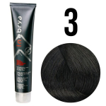 Inebrya juuksev&auml;rv, p&uuml;siv v&auml;rvimine, 100 ml 3 tumedat pruuni puhtana