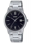 Meeste k&auml;ekell Casio, h&otilde;bedane/must