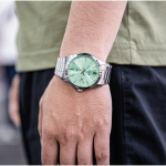 Meeste k&auml;ekell Casio, h&otilde;bedane/sinine TY52461