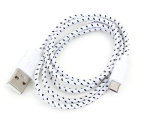 Micro USB kaabel Omega OUFBCB, Valge/must