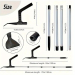 Teleskoopiline Vihmaveerennide Puhastaja: Eemalda Lehed ja Praht.