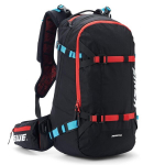 USWE Pow 25L Suusaseljakott Seljakaitsega - Carbon Musta