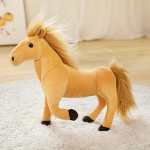 Hobune Pehme M&auml;nguasi Pony Nukk Kaisu Padi Lastetuba Dekoratsioon., &Scaron;viesiai ruda
