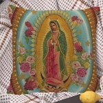 Guadalupe P&uuml;ha Neitsi Maarja Dekoratiivne Padjakate 46x46 cm