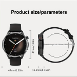 2024 Uus Meeste Nutikell 3.89 cm AMOLED Trajektoor/NFC/Ai H&auml;&auml;lassistent.