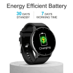Nutikell PEJE Nutikell Meestele ja Naistele, 3.25cm Puuteekraan HD, 100+ Spordirežiimi, Fitnesi Monitor, Juhtmevaba K&otilde;ne - Pikk Aku Eluiga, &Uuml;hilduv Android/iPhoneiga.