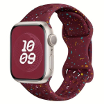 Nutikell Dongdong v&auml;rviline silikoonist spordirihm Apple Watchile., Burgundija