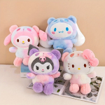 Hello Kitty Kawaii Kuromi & Cinnamoroll Pehme M&auml;nguasi - 25cm Anime Padi, Tamagotchi Koera Pehme M&auml;nguasi J&otilde;ulukingitus.