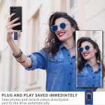 USB pulk USB-C M&auml;lupulk 128GB, 3-in-1 OTG Dual T&uuml;&uuml;p-C Nutitelefon Arvuti S&uuml;learvuti., Mėlyna