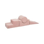4-osaline m&auml;ngukomplekt MeowBaby&reg; Aesthetic Shape Set Velvetas, roosa
