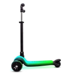 LUMI RIDE Kolmerattaline roller 7 v&auml;rvi kolme ratta skuutrit lastele 20 programmi vikerkaar Lumiride 50 kg must Sun Baby