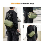 Fotokott - K&f Concept Alpha Sling Bag 10l roheline