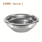 Roostevabast Terasest Kohvifiltri Korv - 51mm Espressomasina Portafilteri Korv, Vastupidav, Lihtne Puhastada, Sobib Enamiku Kohvimasinatele - 1 Pakend, 51 mm &ndash; tarnauja 4