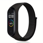 Nailonist Rihm Xiaomi Mi Band 4/5/6/7/8 Spordi Hingav Rihm Asendus., 5 gryna juoda