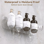 Lihtne Paigaldus Kleepuv Du&scaron;iriiul - L&auml;bipaistev, Puurimata Seinakinnitusega Korraldaja Vannitoa ja K&ouml;&ouml;gi jaoks.