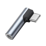 USB-C kuni 3,5mm K&otilde;rvaklapi Pistiku Adapter, K&uuml;&uuml;narnuki Disain, DAC Kiip Audio Muundur, Abiline Naine Mehele.
