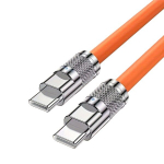 100W 6A USB-C kiirlaadimiskaabel vedel silikooniga Android telefonidele, 2 m (6,56 pėdos)