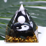 Yin Yang Tai Chi Orgoni P&uuml;ramiid - T&scaron;akra Tervendav Kristall, Feng Shui Kivi