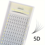 &Uuml;ks Paar Loodusliku V&auml;ljan&auml;gemisega Vale Ripsmed - 0.05mm Paks C/D Koolutus - Valmiskomplekt Mahulised Ripsmelehvikud 3D/4D/5D/6D/8D/10D/12D, 5D