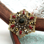 Vintage Rhinestone Lille pross