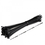 50tk 60.96cm/0.76cm Kaabli Lipsud Rasked Iselukustuvad Must Nailon Kinnised