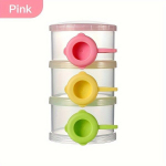360ml 3 Kihiline BPA Vaba K&uuml;lg Avatud Piimasegu Dosaator, Rožinis