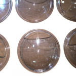 Mitmek&uuml;lgne 15cm Plastpott - Sisetingimustes ja V&auml;litingimustes, Akvaariumi Haljastus, Seinale Paigaldatav Vaas, Kommide Eksponeerimiseks., Skaidrus