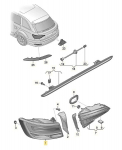 Audi A4 Avant S4 Quattro 8W2 8W5 LED tagatuli vasakpoolne ehtne 8W9945091AD