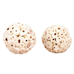 1tk/2tk/3tk/6tk Looduslik Sola Pall N&auml;rimism&auml;nguasjad Linnule., 4cm+6cm --2vnt